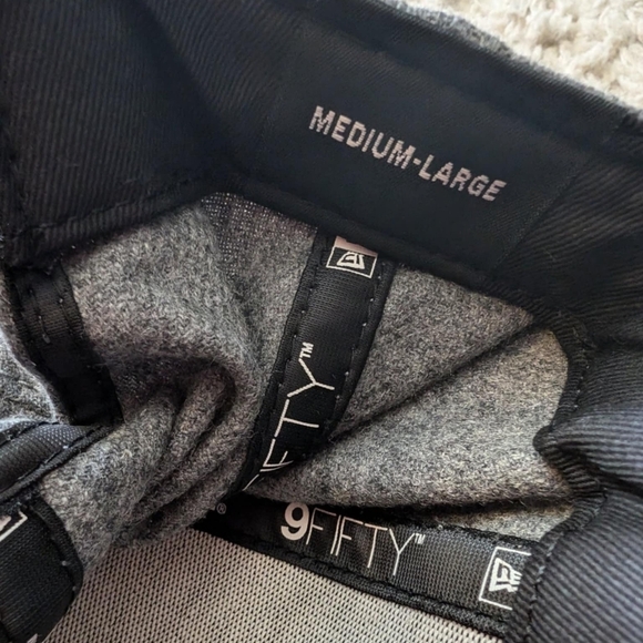 New era 9fifty‎ sweatered snap back hat size medium large - Picture 6 of 7